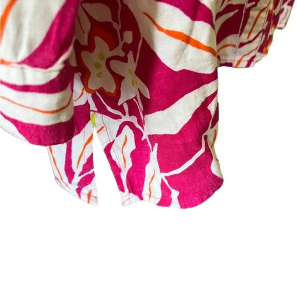 Westbound Pink Tropical Button Down Shirt M - Picture 4 of 7